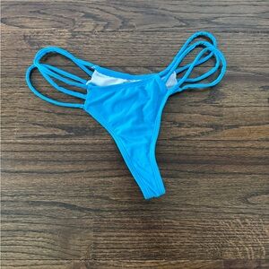 Boutine LA Blue Strappy Bikini Bottom